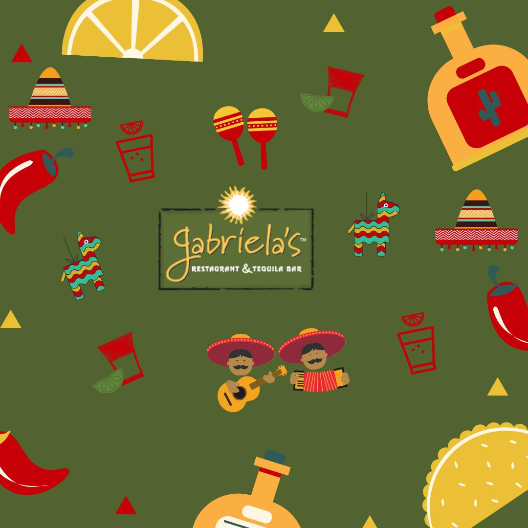 It's our final weekend here at Gabriela's Restaurant and Tequila bar and we have great deals on food and drink. 🍹🌮 Join us for one final celebration this weekend! 💃🎉