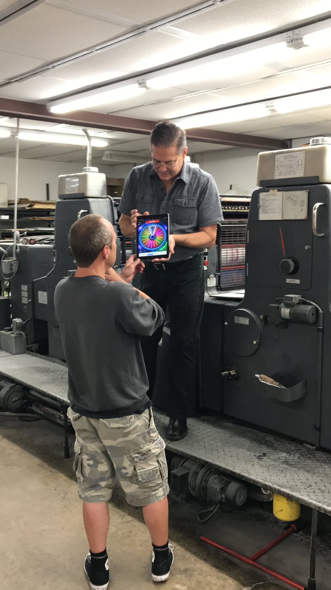 AGus822lansdale's tweet photo. Today at #PrintWorksCo, we had TWO winners of the #WheelOfWow: Mike Peterson and Peter Cressman! Mike was gifted a $75 gift card for Amazon, and Peter donated $50 to a coworker in need. Congrats guys!
#PrintWorksFamily #fundraising #morethanjustprint #printing #marketing https://t.co/Og5hBOj6NY