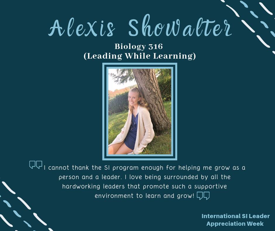 UMKC_ASM's tweet image. Meet Alexis: Peer Mentor and SI Leader
Thanks for being someone we can always rely on, Alexis. 

#SILappreciationweek #SupplementalInstruction #UMKC