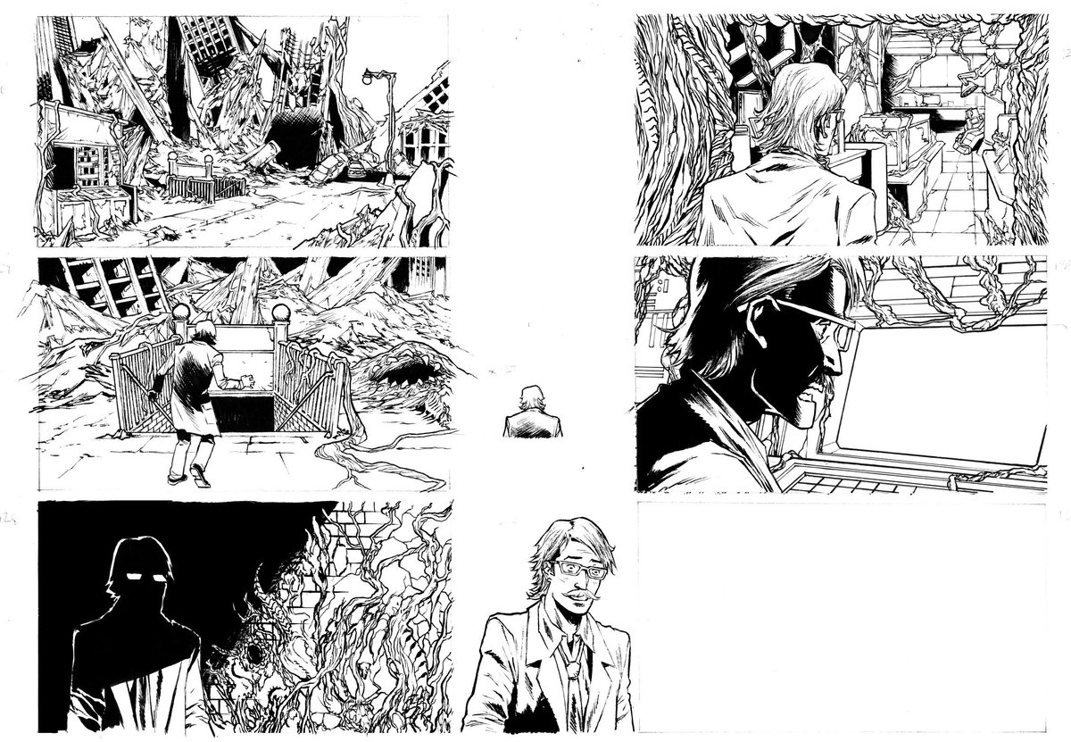 Here's a few of the frames from the chapter cut-scene motion comic i did for #ContraRogueCorps . I drew everything traditional, so the figures and other parts were on separate layers for the animators. 