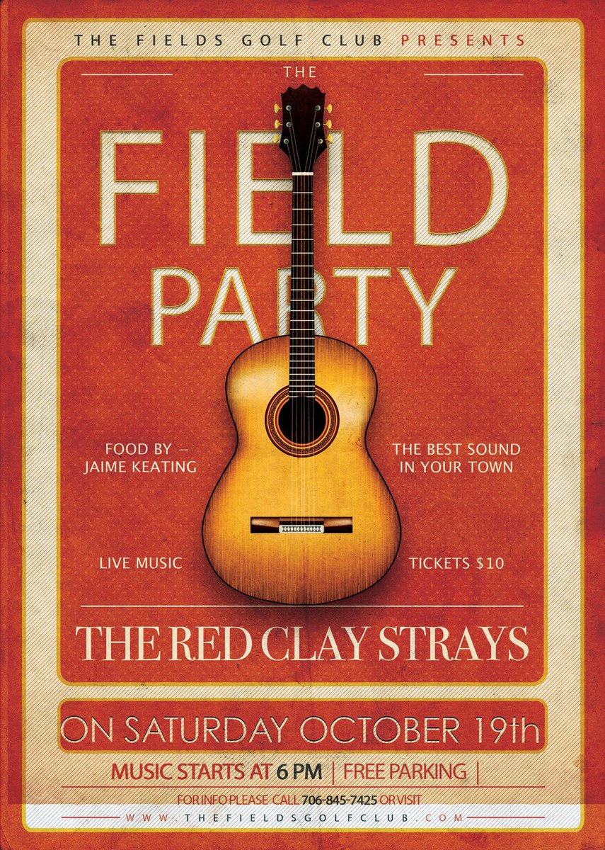 Come for the golf, stay for the music. Gonna be pure fun!🤘