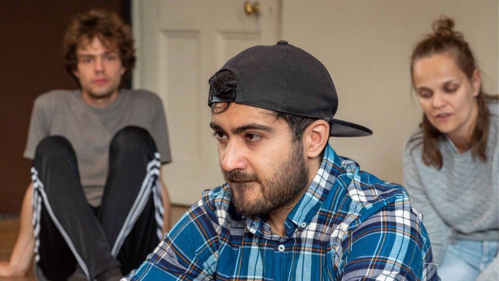 PICTURE THIS: Peek into rehearsals for <a href="/TheOpenThePlay/">THE OPEN</a>, a gripping new play about who owns the land, who closes the borders and how we remember who we are in order to fight back, running at <a href="/SpaceArtsCentre/">The Space</a>   lttr.ai/IS9P #Featured