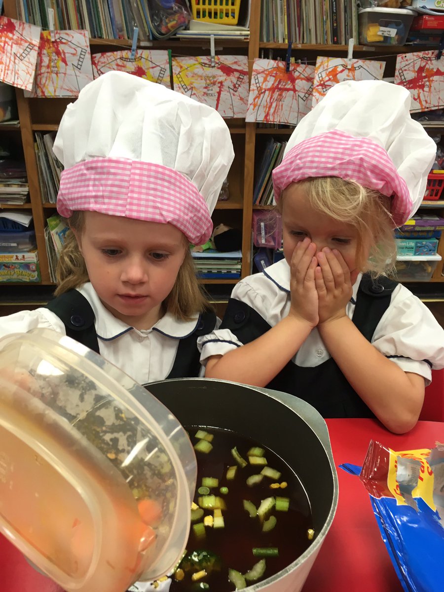 AcademyPreK's tweet photo. Soup’s on!  Pre Primary chefs brought vegetables for Friendship soup. Yummy @ash1818 https://t.co/Denc4KNYRK