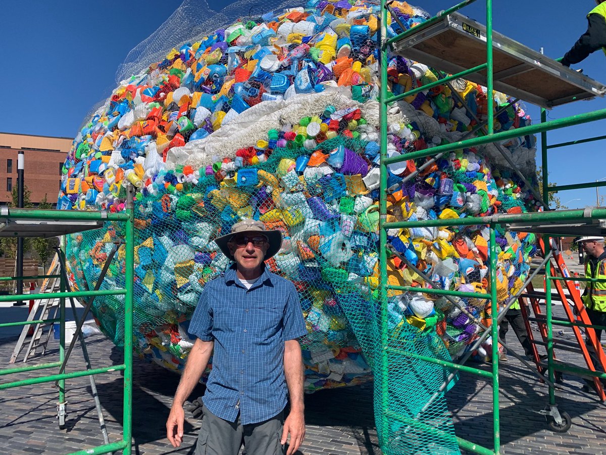 Edward Fitzpatrick (@fitzprov) on Twitter photo Artist Steven Siegel stands in front of his untitled artwork outside the Wexford building in #PVD. It incorporates some 25 cubic yards of plastic bottles and green netting, bringing to mind all the plastic waste in the oceans. It’s part of a partnership with <a href="/AvenuePVD/">The Avenue Concept </a>. Artist Steven Siegel stands in front of his untitled artwork outside the Wexford building in #PVD. It incorporates some 25 cubic yards of plastic bottles and green netting, bringing to mind all the plastic waste in the oceans. It’s part of a partnership with <a href="/AvenuePVD/">The Avenue Concept </a>.