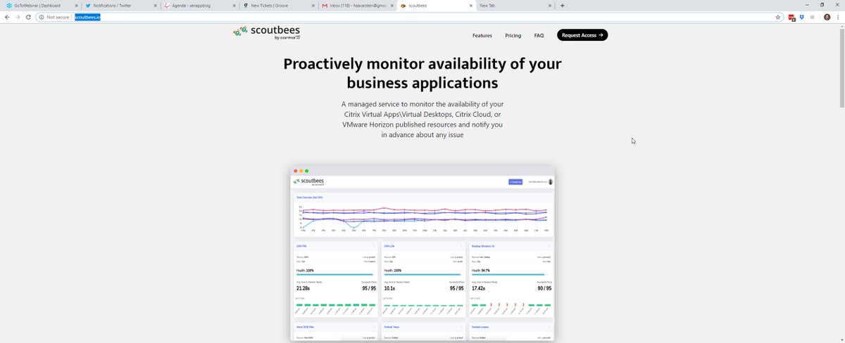 xenappblog's tweet image. Let's BOMB @gadi_fe inbox. Sign up for @ControlUp  Scoutbees Beta - scoutbees.io