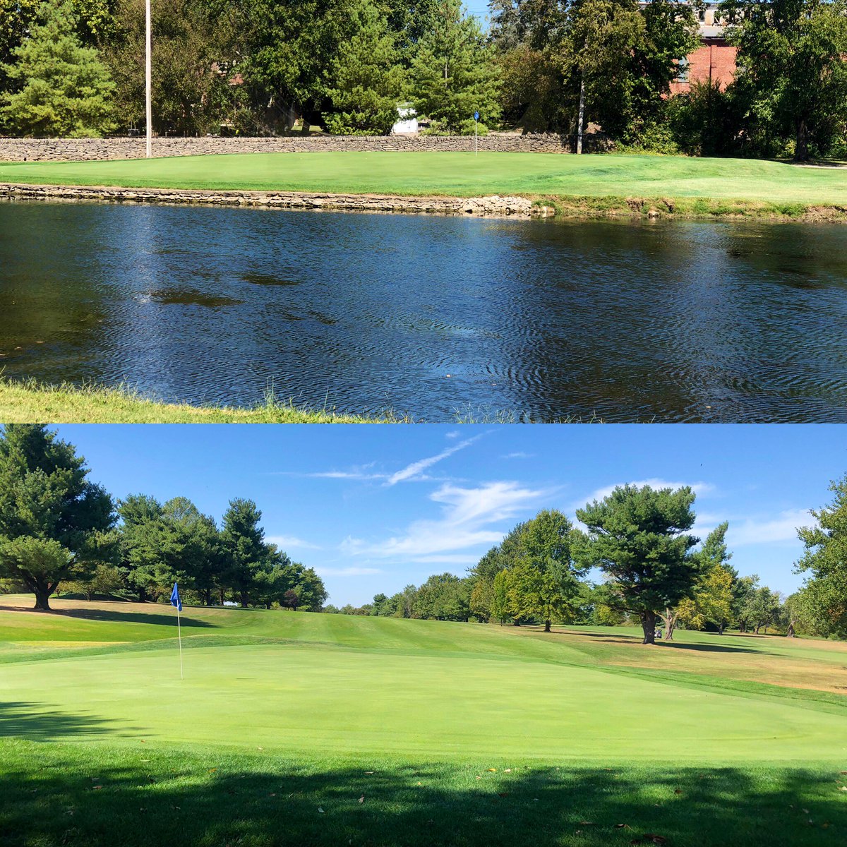 LeefordSimpson's tweet photo. Site visit with long time friends &amp; business partners Steve Kincer GC Superintendent &amp; Jim Schneider owner tee to ⛳️ on point and dialed n plant 🌱 health strong @EricSkorich @BayerGolf Exteris with leaf-coat technology #stressgard #sdhi #rightandtight https://t.co/9lwsBIGpY1