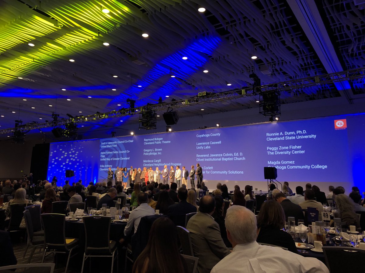kwarzocha's tweet photo. Wow. At the @UnitedWayCLE annual meeting and impressed by not only their commitment to ending poverty but perhaps even more so by the impressive group of leaders serving on their Equity Leadership Council. Important work ahead! #clevelandunites @CleFoodBank https://t.co/jyhREJ7MKh