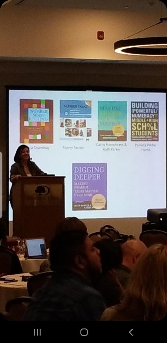4kyleatkin's tweet image. Excited that Bakersfield Math Teachers get to hear @joboaler and the work she and @youcubed are doing. Even a plug for the wonderful @pwharris and her numeracy/problem string work. All great stuff. #khsdmath