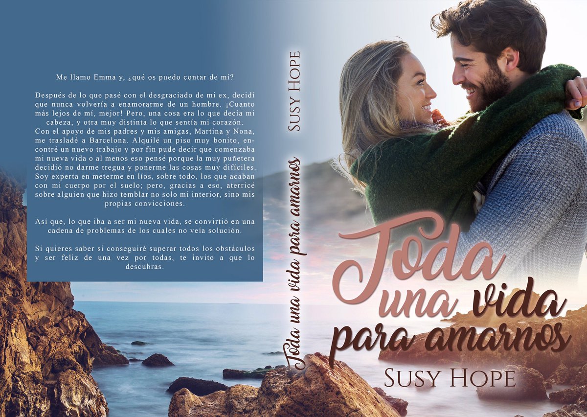 SusyHope1's tweet photo. ¡¡Hola a todos!! Como os dije hace unos días, os traigo novedades acerca de mi novela “Toda una vida para amarnos”. Os presento la nueva portada que ha hecho @roma__garcia Es una artista! Me tiene enamorada! Espero que os guste! https://t.co/zl9Lq15kuC