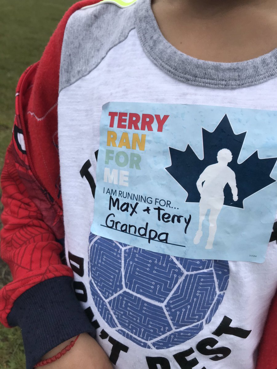 MapleRidgeCBE's tweet photo. Today we ran in memory of Terry Fox, in honor of family and for one of our own students, Max. #keepfightingMax #WeAreCBE @TerryFoxCanada https://t.co/Sw9YjAQ0s4