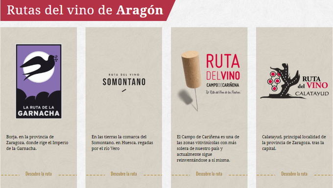 SPENDINaragon's tweet photo. Enoturismo de Aragón, está basado en los cuatro territorios vitivinícolas aragoneses certificados con el sello de calidad de las Rutas del Vino de España. Cuatro rutas con identidad propia que garantizan el disfrute del visitante. 
https://t.co/nxsing7TM8 @Eno_Aragon https://t.co/AT1EpfetW5