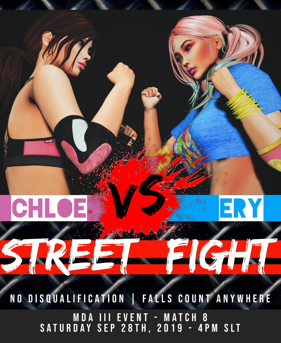 Dont miss MDA III tomorrow, super excited about this match!