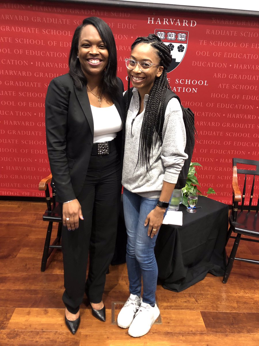 SagaEducation's tweet photo. Thank you to @ChiPubSchools CEO @janicejackson for sharing your knowledge at the @hgse #AskWithForum! Former Chicago #SagaFellow &amp; current #HGSE student, Amena W., was especially able to learn from you on so many levels. https://t.co/rDYziFHATC
