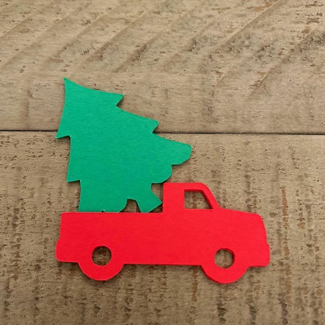 Little red pickup truck. #flymetothemoon57 #custompartydecor #customdiecuts #etsyhandmade #custompapershapes #etsyseller #holidayconfetti #holidaydecor #littleredpickuptruck #vintagepickup ift.tt/2md0Xuc