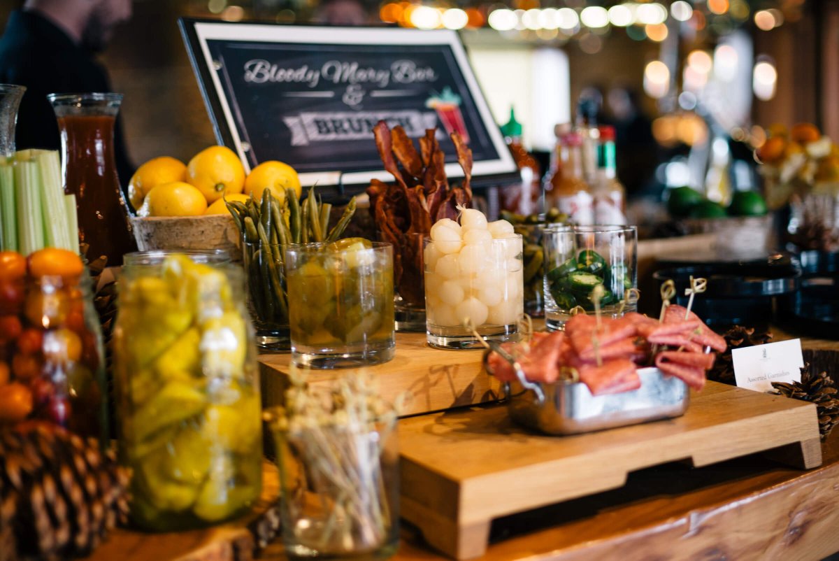 Join us for the ultimate build your own Bloody Mary at our Riverwalk location this Sunday.  It's a buffet in a glass and a great way to enjoy your Sunday. #bloodymary #Riverwalk #bradenton