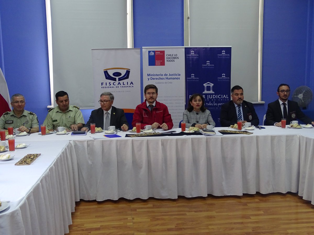 PDI_Tarapaca's tweet image. Prefecto Provincial de Iquique (S) participó en desayuno para informar a los medios de comunicación regionales sobre los avances en la implementación de la Ley 21.057, organizado por la @MinjudhTarapaca  y @FiscaliaIRegion 

#CEIV