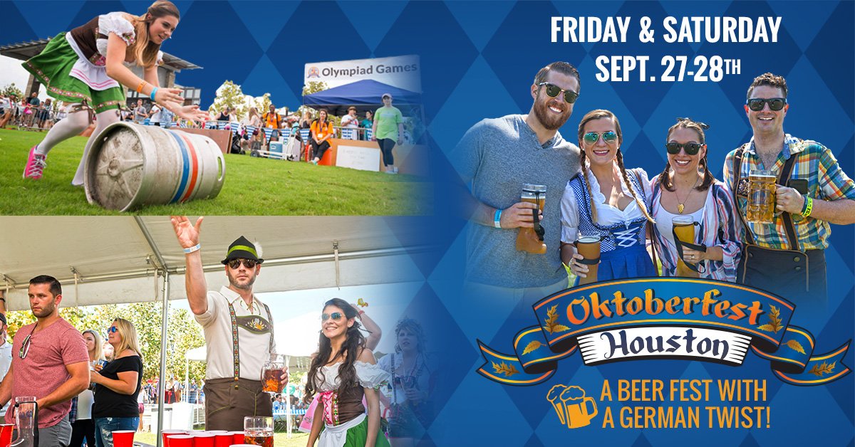 OktoberfestHTX's tweet photo. Oktoberfest Houston Starts TODAY - Final Details including Map and Schedule! - https://t.co/yLU3jt0hfO https://t.co/pW7ALL9nd3
