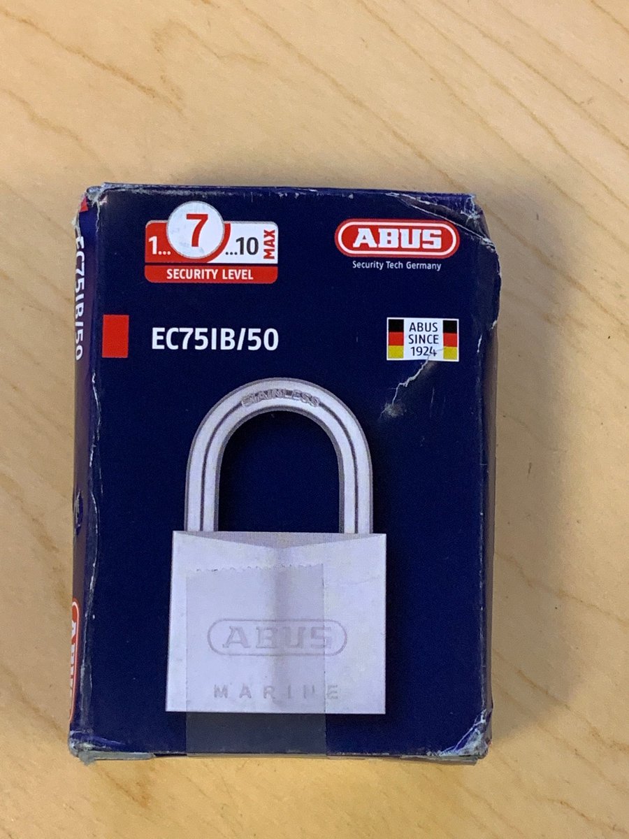 PACLOCK_PREZ's tweet photo. Calling out @abususa with their country of origin claims. I bought one. NOT manufactured in Germany as a very, very faint "Made in China" sticker will tell you on the product packaging. Have submitted my findings to the FTC. #boycotABUS #buyPACLOCK @FTC @CBP @PACLOCK_USA https://t.co/YNW5fq9Mha