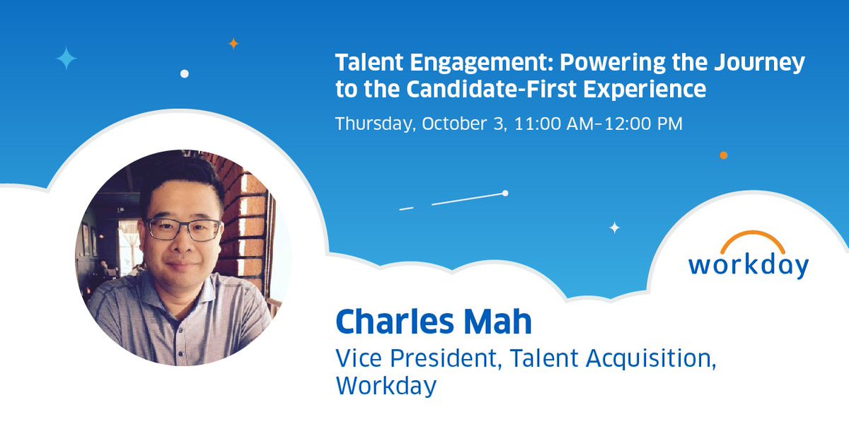 WorkdayEvents's tweet photo. While at #HRTechConf, make sure to see CEO and Co-Founder of @BeameryHQ, Abakar Saldov, and our Vice President of Talent Acquisition, Charles Mah, discuss how the candidate-first journey is critical for engaging employees. https://t.co/nBn0U2Zb0X