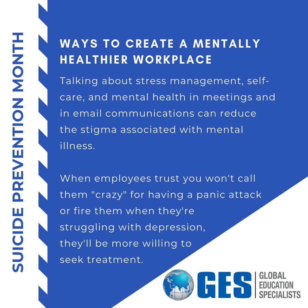 GES_Global's tweet photo. You wouldn't force someone with a broken leg to climb a ladder, and the same considerations should be taken with those suffering from #MentalHealth issues #SuicidePreventionMonth https://t.co/sfxz9vAA4a