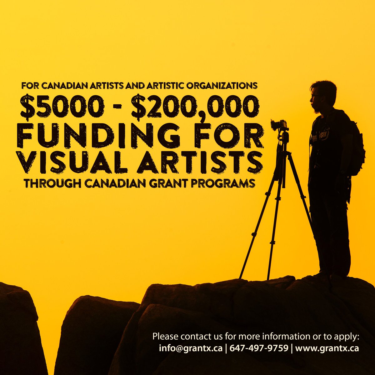 Funding for visual artists
#grantx #fundraiser #funding #fundraising #government #canadafilm #canadianfilm #canadianfilmmaker #canada #toronto #ontario #artist #canadianartists #visualart #canadianvisualartist @CanFilmFest  #tiff @TIFF_NET @Canadianfilmcom