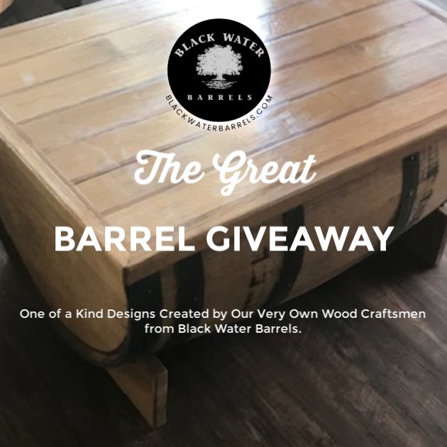 BWBarrels_'s tweet photo. You still have a chance to order real new American oak barrels in the char of your choice and earn a chance to win an original handcrafted decorative barrel furnishing. https://t.co/VK2LzzJO9p