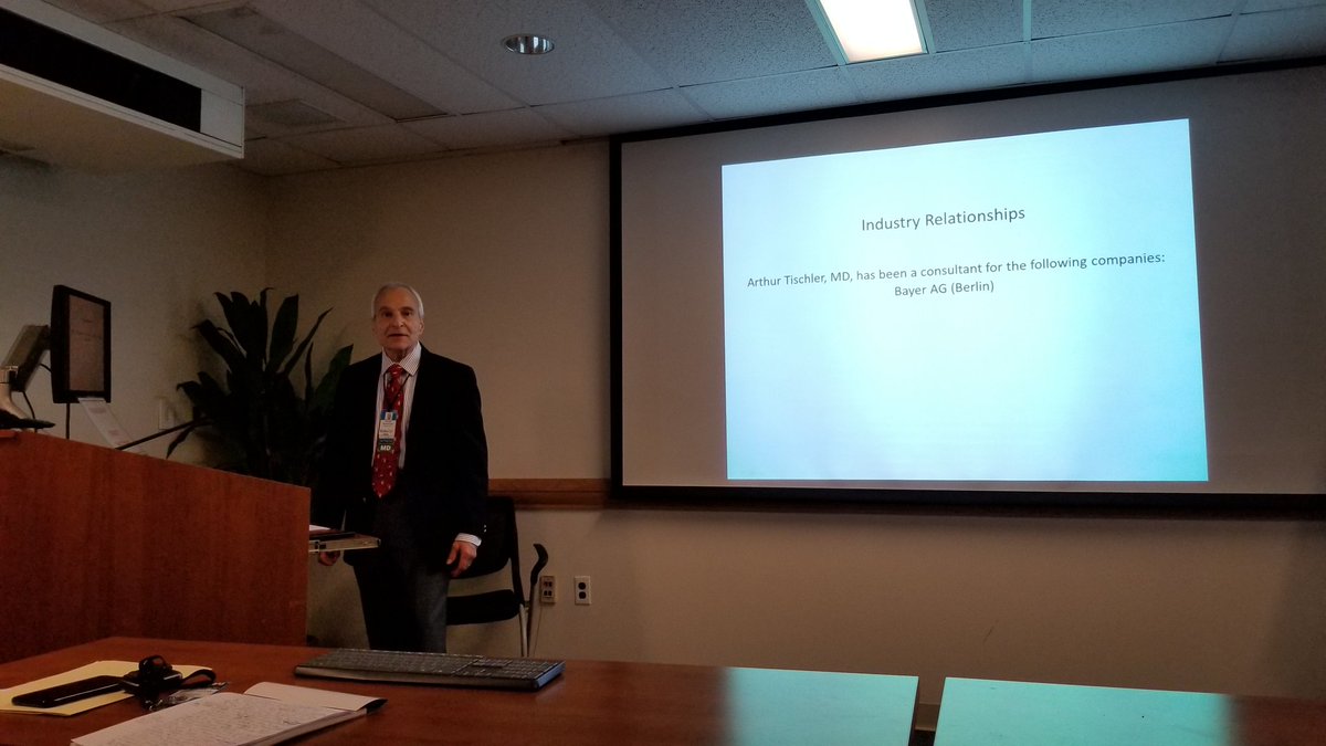 Ming Zhou, MD, PhD (@pathmingzhou) on Twitter photo Tufts Pathology's first grand rounds lecture was delivered, deservingly, by Dr. Arthur Tischler, the foremost researcher and pathologist on paraganglioma and pheochromocytoma.@TuftsMCPath <a href="/TuftsMedicalCtr/">Tufts Medical Center</a> Tufts Pathology's first grand rounds lecture was delivered, deservingly, by Dr. Arthur Tischler, the foremost researcher and pathologist on paraganglioma and pheochromocytoma.@TuftsMCPath <a href="/TuftsMedicalCtr/">Tufts Medical Center</a>