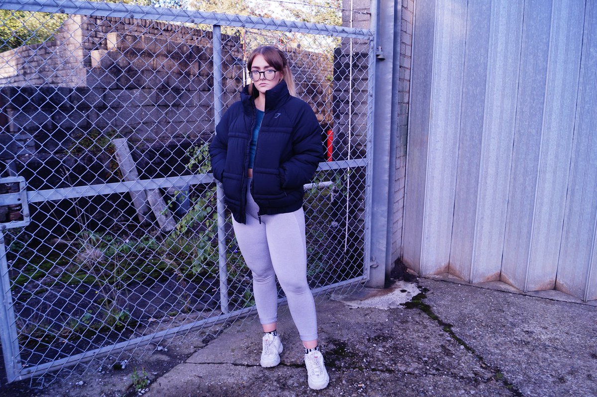 emjaynetx's tweet photo. I just so happened to do my own @Gymshark photo shoot. This new Jacket is going to be my go to coat this autumn/winter😍 https://t.co/bCJcc26i8q