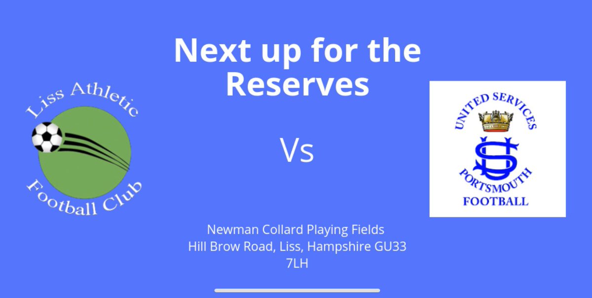 Liss Athletic Reserves tweet media