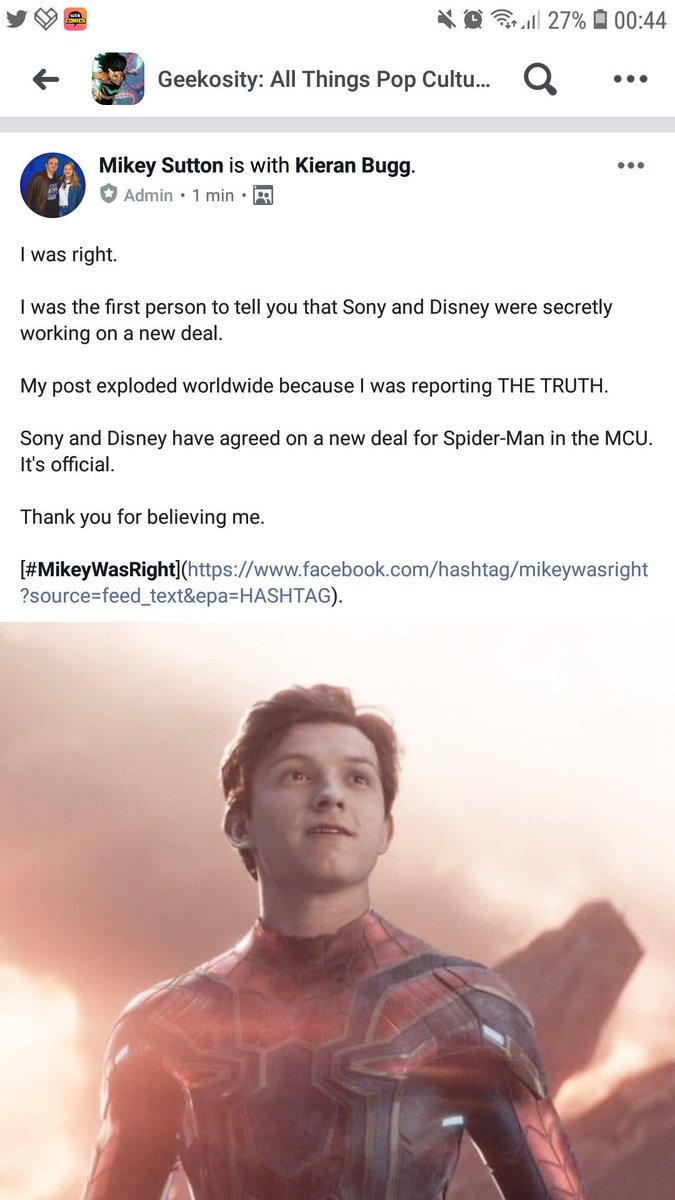 MissKillerBunny's tweet photo. #MikeyWasRight https://t.co/CPpCE1Hq2h