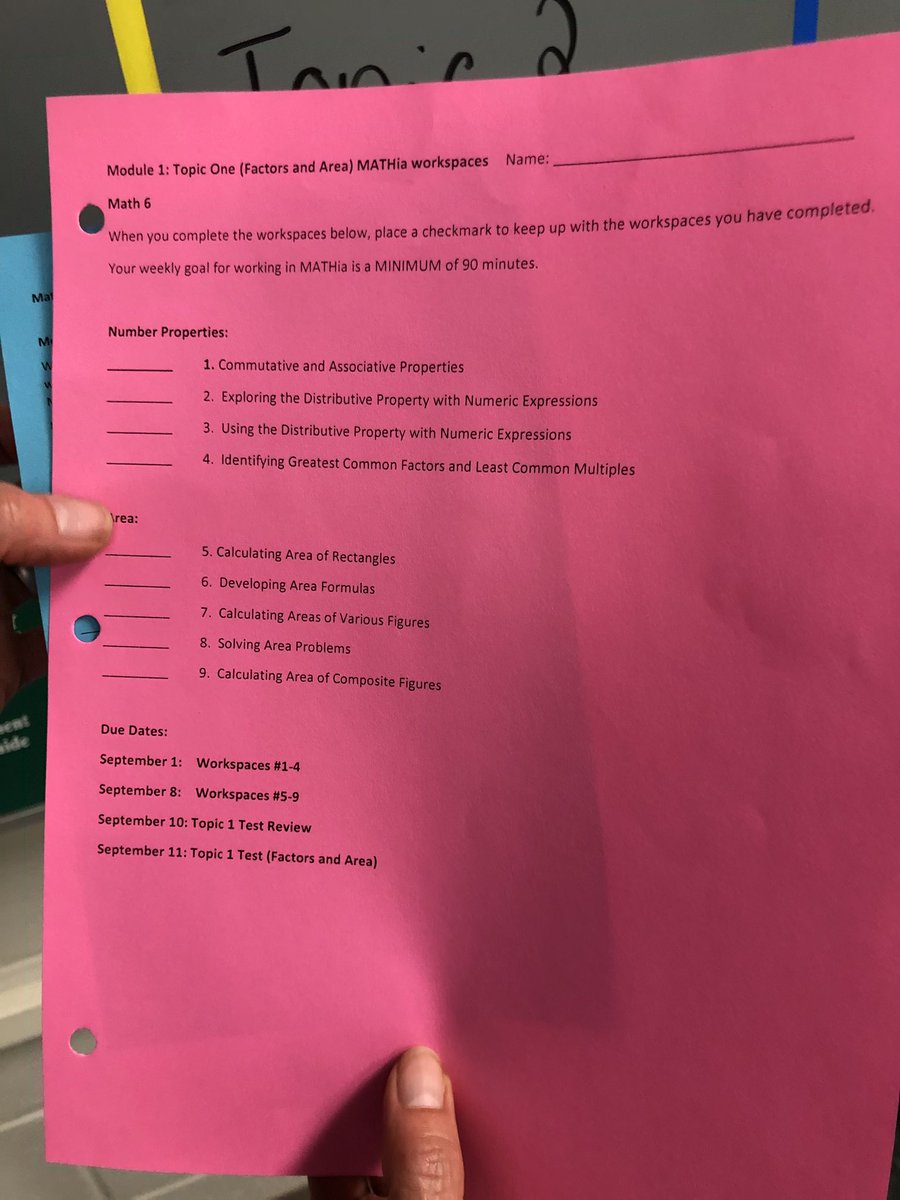 Awesome things going on at Riverside MS. 6th grade teachers are helping students stay accountable  in MATHia by giving goals for progress through their workspaces. Watching a class of 45 6th graders working hard! Pizza party challenge is on!!! #longlivemath <a href="/muller_va/">Valerie Muller</a>