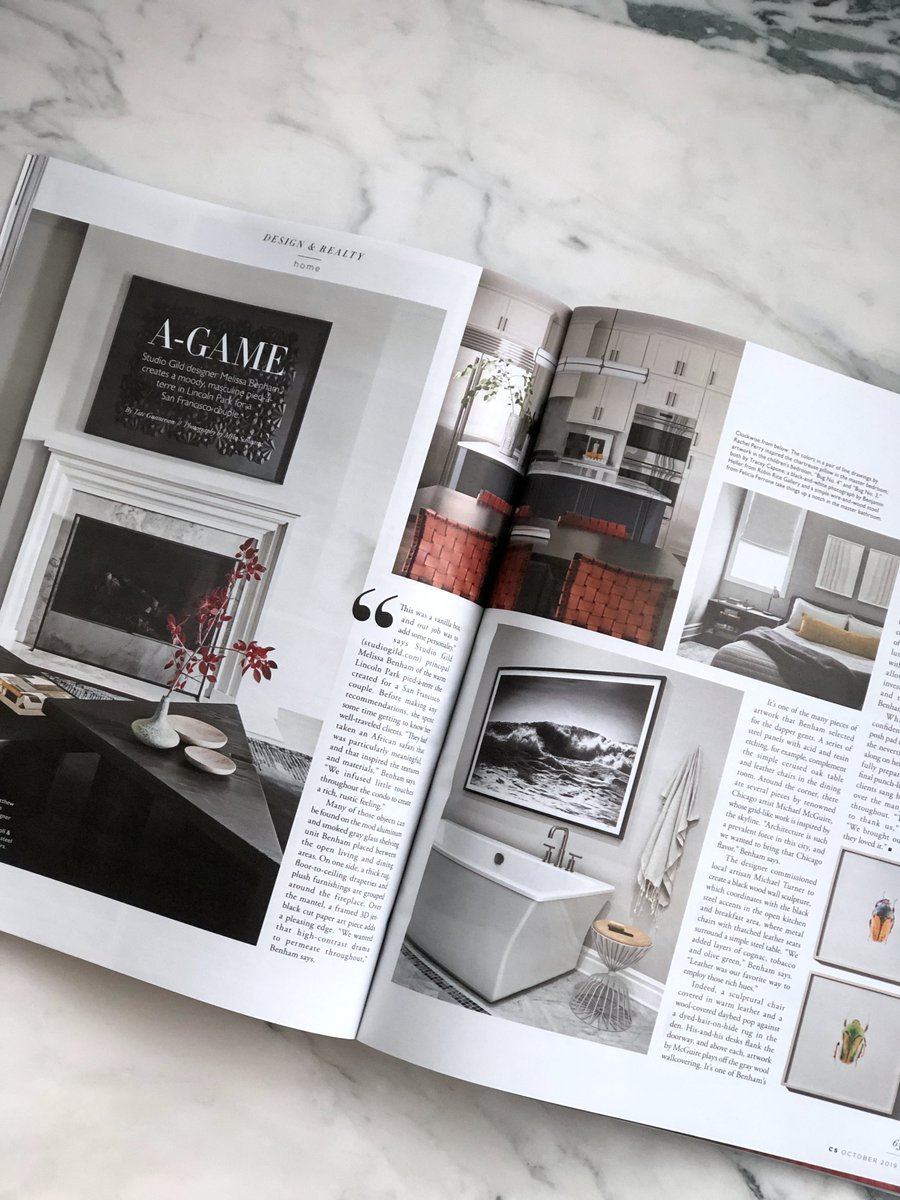 We're kicking off the weekend with some exciting news...our Lincoln Park Pied-à-terre is in the October issue of <a href="/CSchicagosocial/">CS Magazine</a>! Head to our website to see even more shots from this sophisticated city escape. #designbystudiogild #wearegild