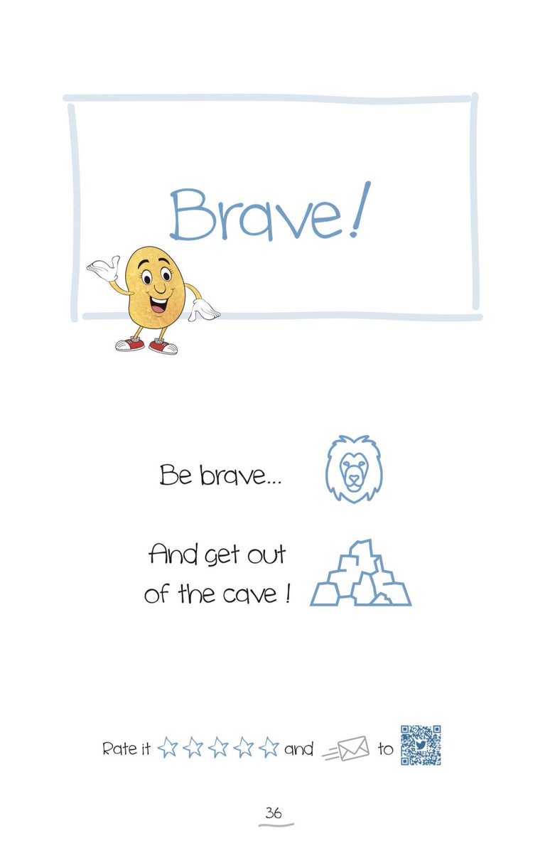 leaderchips's tweet photo. “ Be #breave  🤜🤛 .. 

and get out of the #cave 🗻 “ 

✏️ One page of my book :  #leaderchips 📘 https://t.co/HZFQKt7kJd