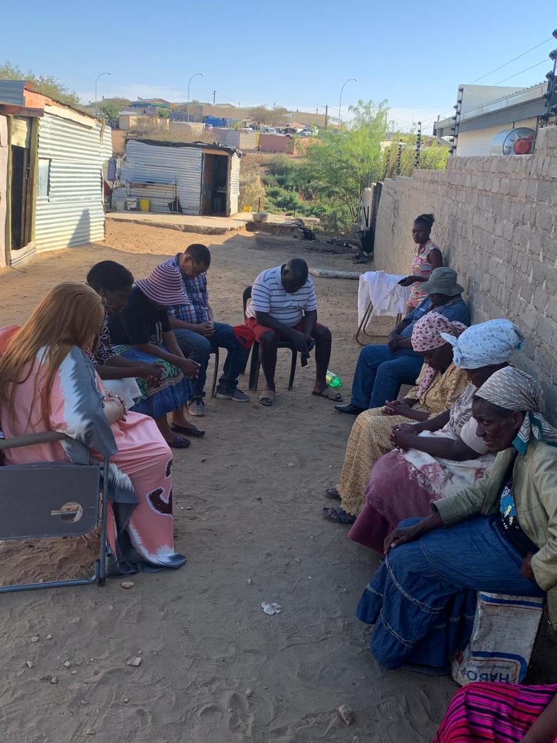 ChairpersonNC's tweet photo. Earlier today I visited the family of the 2-year old who sadly died in a house fire yesterday in Otjomuise.
This is the same family who about two years ago lost a teenage girl  who got stabbed with a knife to death .
May God bless &amp; comfort the family! https://t.co/EoCvHVvyVW