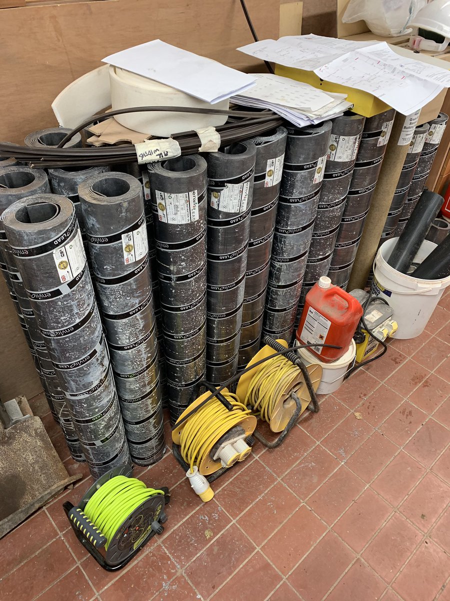 Lead delivered to site today for are next project in #altrincham #leadwork #cheshire #Manchester