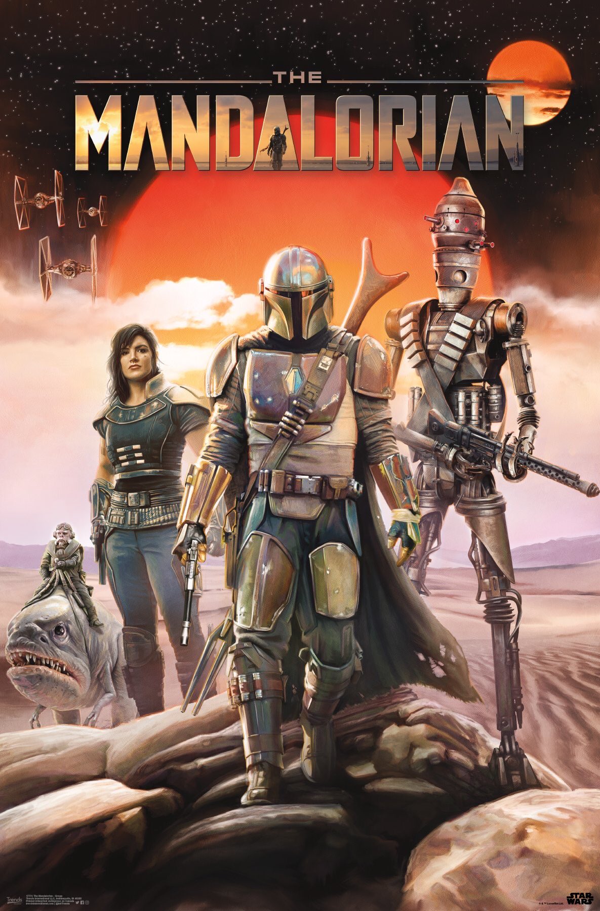 EFfZtMTU4AE2Cq5?format=jpg&name=large The Mandalorian Posters Give New Look at IG-11 and Cara Dune