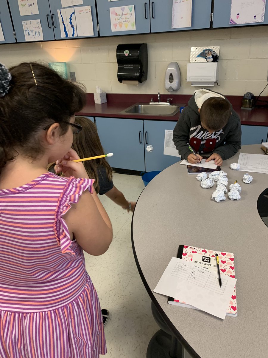 MrsGanttSVES's tweet image. Paper ball toss is always a fourth grade hit! #makingmathreal @ShilohValElem @SusanRodgersS4 @SVES_AP