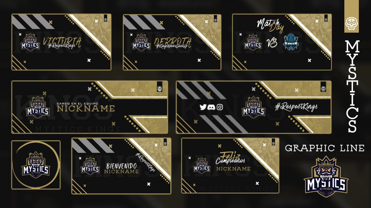 StarLordCR_'s tweet photo. Queda ya por terminada la nueva "Linea grafica" de Mystics Kings.

✔Si buscas algún diseño o información no dudes en enviar MD📩

Agradezco RT🔃 y FAV❤ https://t.co/5VTkrIsI1I