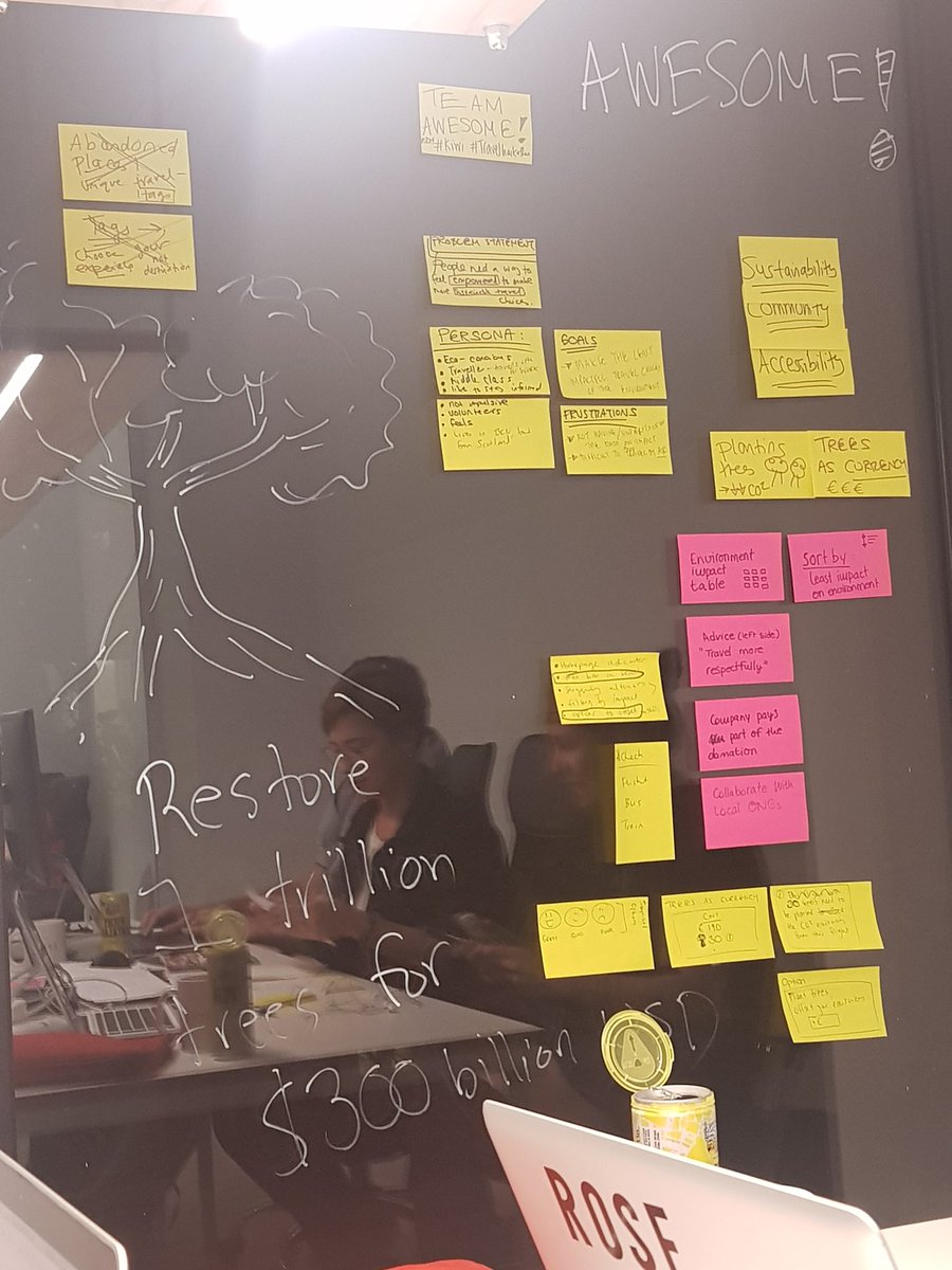 sibasisdash's tweet photo. ~Team Awesome on Agile gear to offset CO2 emissions
#Sustainability #UnitedNation
@GretaThunberg
#hacktravel @codekiwicom 
#barcelona
#24hourhackathon https://t.co/dL3nydzPEK