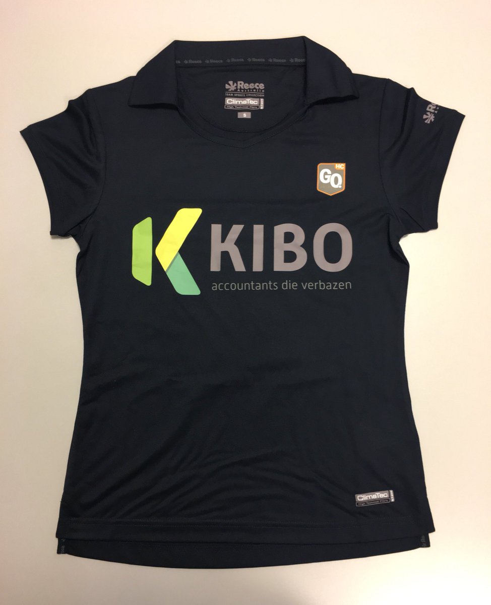 HCGO2012's tweet photo. De nieuwe HCGO Dames 1 wedstrijdshirts, gesponsord door @KIBOAccountants #hcgo #hockey #goereeoverflakee @Reece_Australia #middelharnis https://t.co/NzeXTUZ5My