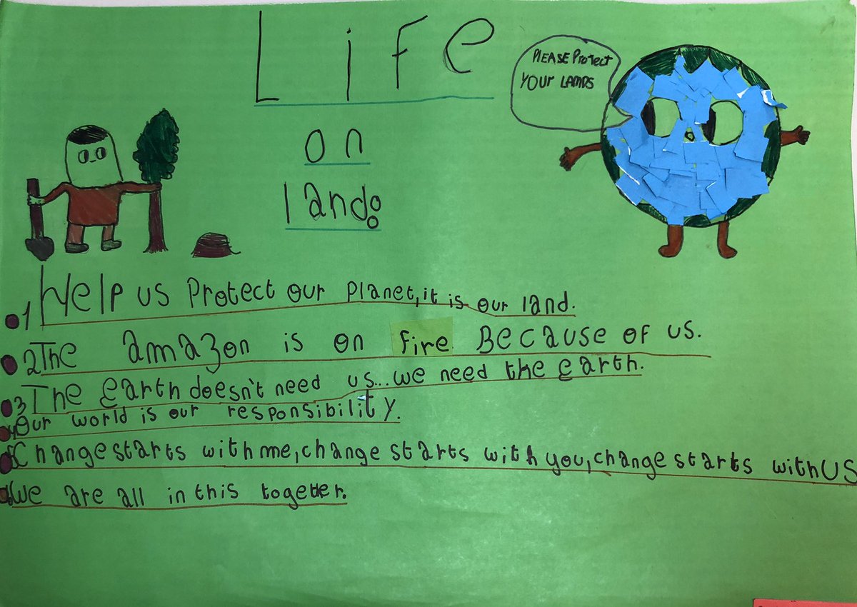 andybastida's tweet photo. Help us support SDG 15 - Life on Land! We can all do something to help! #TeachSDGs #GoalsProject #Group57Inspires @gret https://t.co/1QytRD1wOt