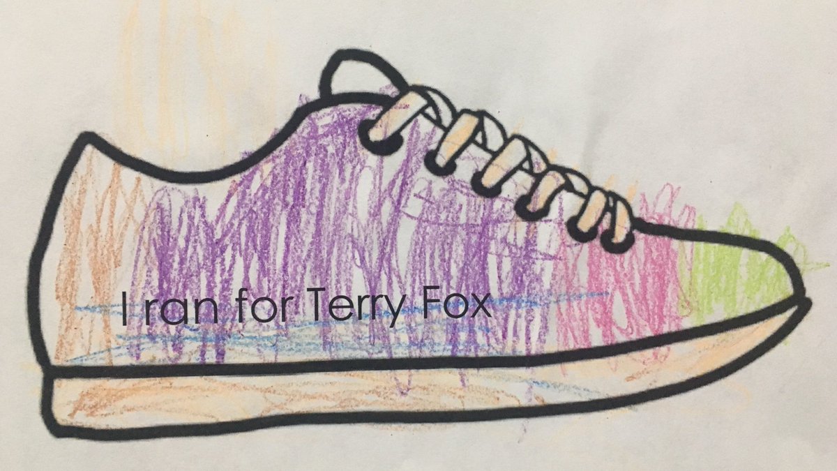 Today we ran for Terry Fox !