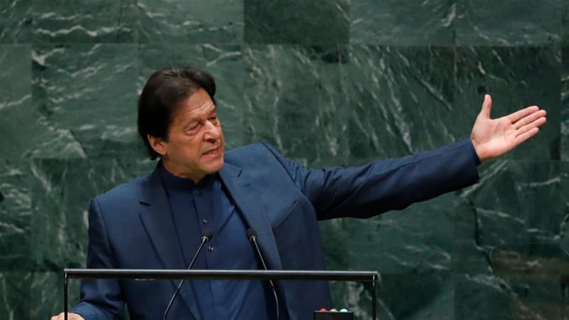 AJENews's tweet photo. Pakistan's PM Khan warns of 'bloodbath' in Kashmir, India's Modi silent at #UNGA https://t.co/4dbAu7qYpC https://t.co/ttZn3U7wUW