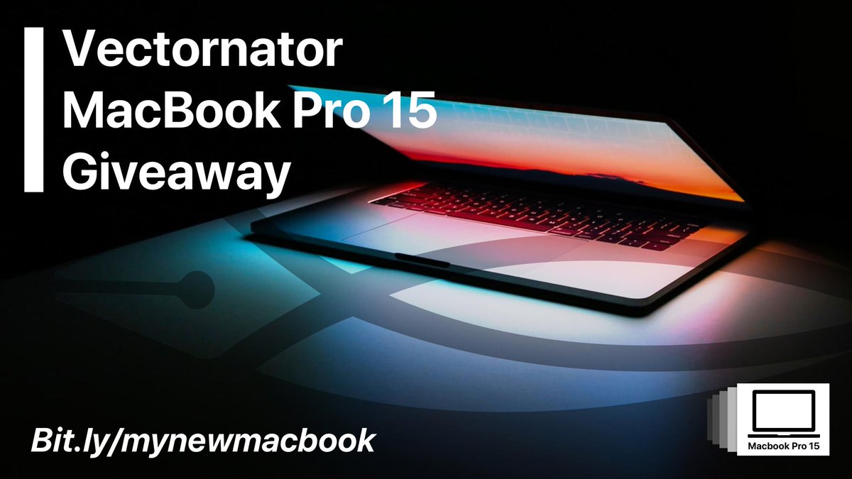 linearityhq's tweet image. Giveaway Alert!
Vectornator is coming to MacOS Catalina and we are giving away a brand new MacBook Pro 15!
Enter the giveaway here: bit.ly/mynewmacbook
.
#Vectornator #Giveaway #Macbook #MacOS #Catalina #iPhone11 #iPadOS #iOS13