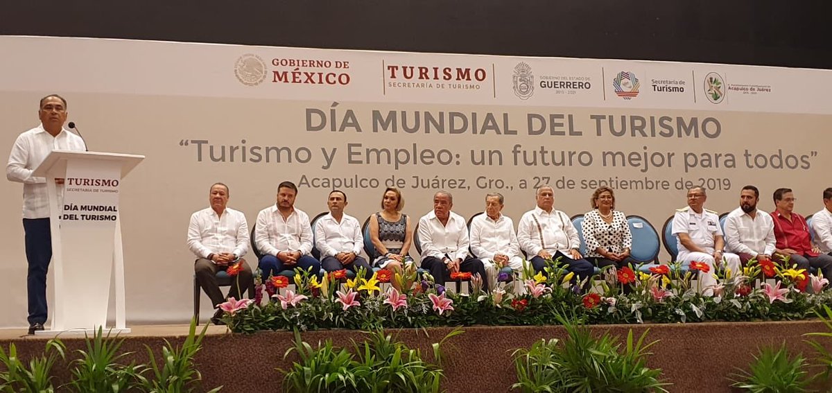erescalona11's tweet photo. ANTE MÁS DE 1,500 ASISTENTES SE CELEBRA EN ACAPULCO, GUERRERO, EL DÍA MUNDIAL DEL TURISMO EN COORDINACIÓN CON LOS 3 ÓRDENES DE GOBIERNO Y EL SECTOR TURÍSTICO DEL PAÍS.

PRESIDEN ESTE EVENTO EL SECRETARIO DE TURISMO DE MÉXICO, MIGUEL TORRUCO Y EL GOBERNADOR HECTOR ASTUDILLO. https://t.co/h302Wnhnuk