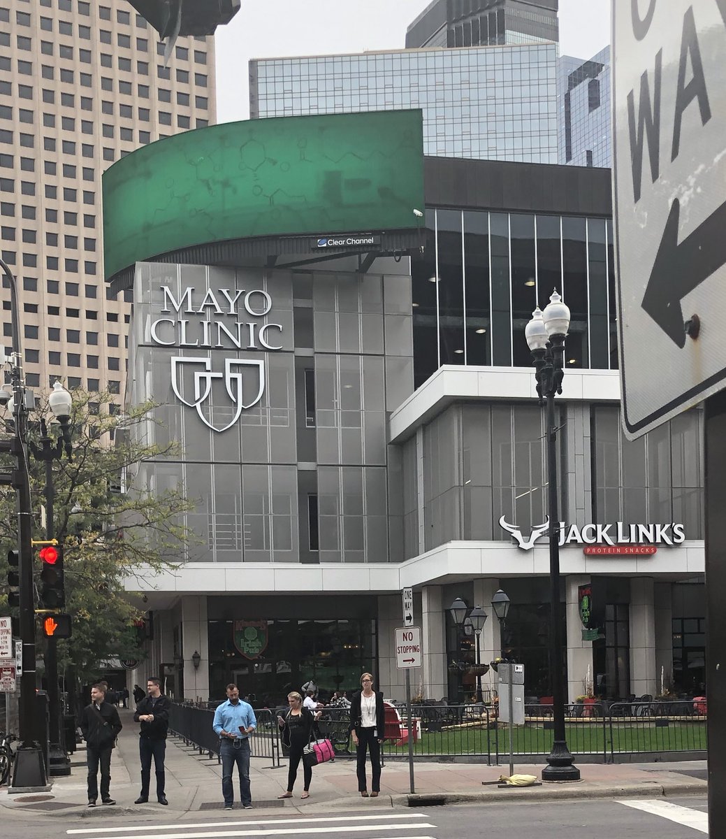 SirenBlue2's tweet photo. In Minneapolis. Mayo Clinic and Beef Jerky aren’t two things I normally put together, but maybe I should? #AccidentalHumor https://t.co/yNEAWYBltC