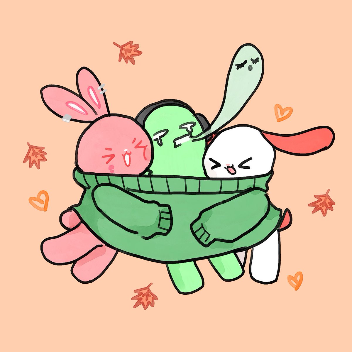 MONmonFRIENDS_'s tweet photo. It's sweater weather! Grab a buddy and share that warmth 💕

#MONMONFRIENDS #LIP #DJ #COMBO #sweaterweather https://t.co/OIzZoSfYeD