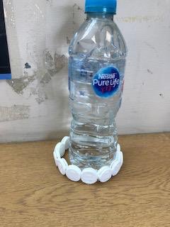 LiamHorkan's tweet photo. #NHSplasticArt a paper weight, braclet and a necklace made from patient wrist band connectors. Time for change @Team_ESNEFT new wristbands being implemented, over 330,000 connectors being removed from waste stream @dayforaction @ClareNash20 @pdchealthcare #clinicalprocurement https://t.co/JubV4AezCY