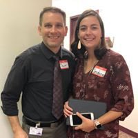 HigginsElem's tweet photo. L is “Learn the names of other students and staff” so we ALL wore our Hello my name is stickers! https://t.co/VPoGeciaam