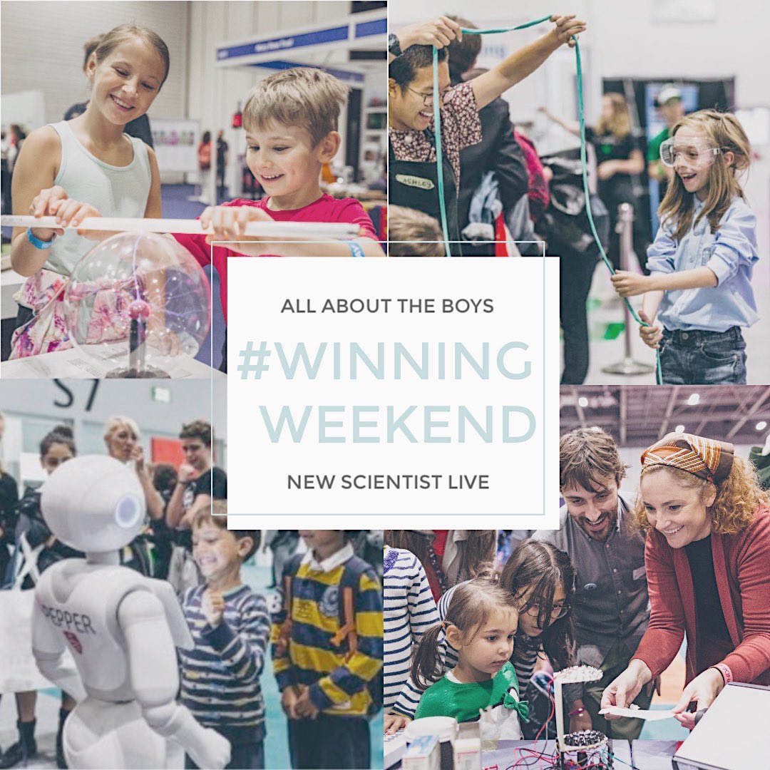 #winningweekend This week I’m excited to #giveaway a family day pass to the brilliant <a href="/newscilive/">New Scientist Live</a> at @ExCeLLondon from 10th-13th October! Enter at Facebook.com/abouttheseboys this weekend - I’ll announce our winner on Tues. Good luck! #STEMkids #sciencekids #familydaysout #win #comp